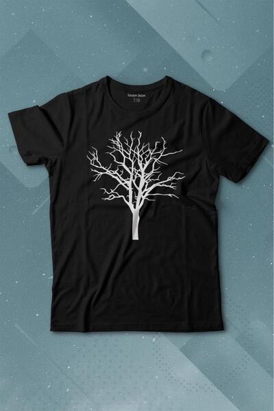 Kendim Seçtim Priroda Drvo života Suva silueta drveta Štampano T-shirt za dec...