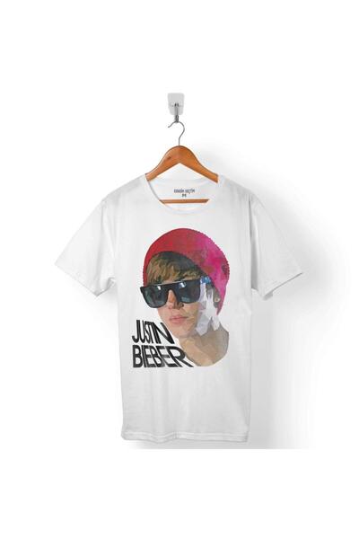 Kendim Seçtim جاستن بيبر 1994 صورة ظلية تي شيرت للرجال