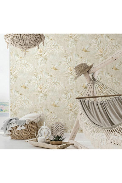 Adawall 9905 Serie | Papağan ve Tropikal Bitkili Trend Duvar Kağıdı | 16.5M2