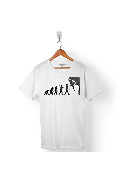 Kendim Seçtim Evolution Human Evolution Planinar Penjačka Muška Majica