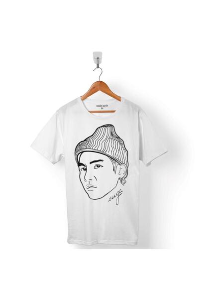 Kendim Seçtim Bts Bangtan Boys Read Suga Logo Чоловічий футболка