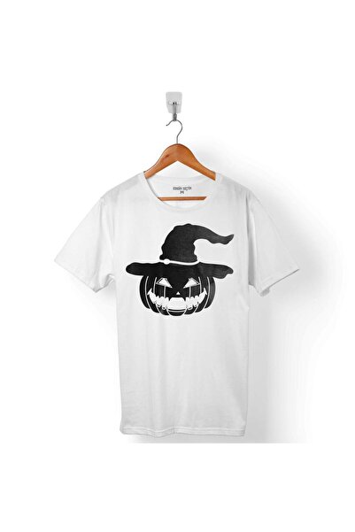 Kendim Seçtim Ανδρικό μπλουζάκι απόκριες Halloween Witch Satanist Skull