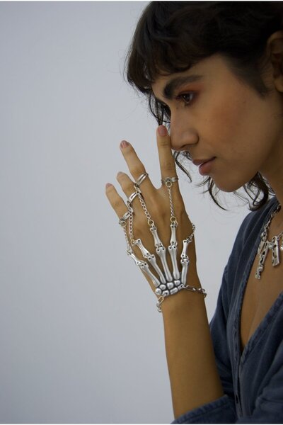 OneArjethnic Gümüş kaplama tasarım şahmeran;