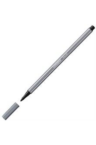 Stabilo قلم 68 قلم طلاء ذو طرف لباد رمادي فاتح