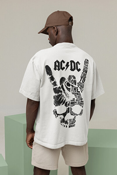 SEVBANO Unisex majica sa printom AC/DC rok benda, velika majica metal muzičko...