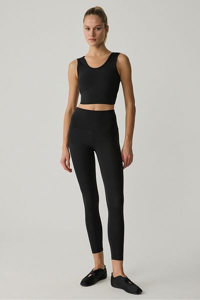 Urban Beat NANA Women's Recovery High Waist Stretch Sportwear Schwarze Leggings