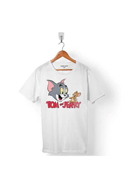 Kendim Seçtim Tom i Jerry mačka muška majica sa mišem