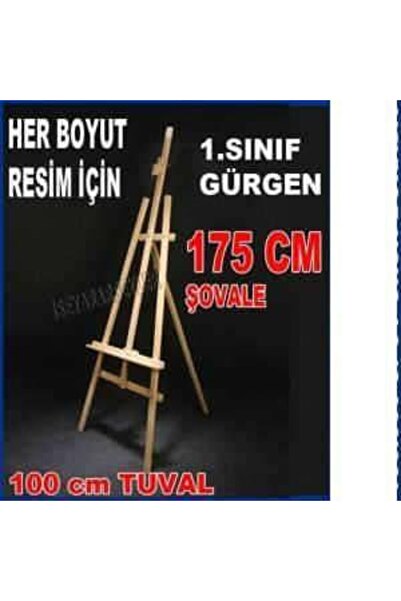 istoç Ahşap Resim Şovalyesi Her Ölçüye Ayarlı Profesyonel Ressam Şovalesi, Bü...