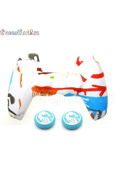 Choice J 1set 1set Soft Silicone Gel Rubber Cover Case For Playstation 5 Ps5 Controller Protection Skin An