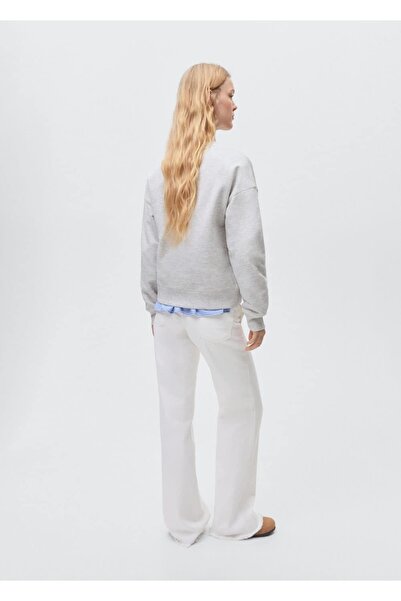 Mango Teen Blugi culotte cu talie normală