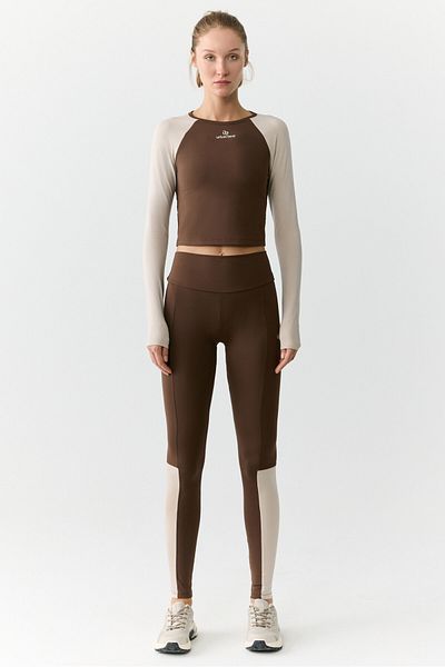Urban Beat PATTY Urban Beat Damen-Bustier in Ecru-Bitterbraun