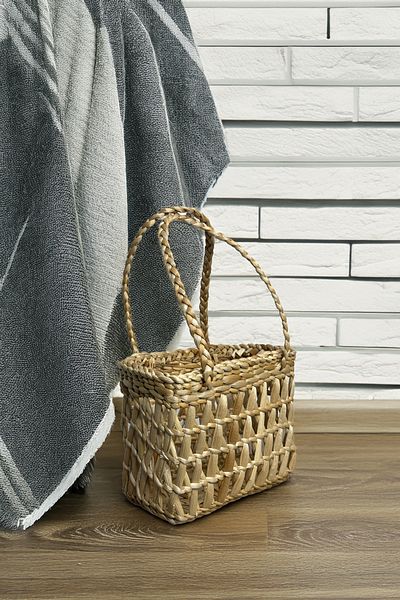 HAKİCİ Special Production Handmade Multi-Purpose Decorative Straw Bag