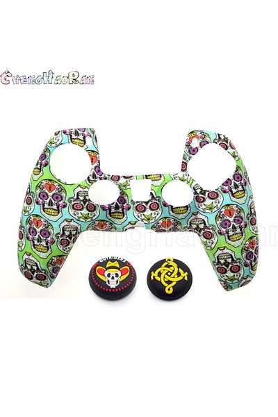 Choice K 1set 1set Soft Silicone Gel Rubber Cover Case For Playstation 5 Ps5 Controller Protection Skin An