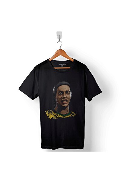 Kendim Seçtim Ronaldinho Gaucho 10 Štampano Majica Unisex T-shirt