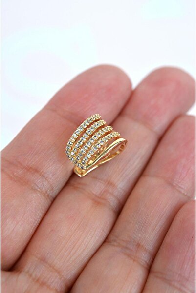 Sacce Scarves&Accessories Zirkon Taşlı Sıkıştırmalı Kıkırdak Küpe