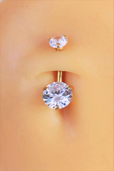 Sacce Scarves&Accessories Çelik Tektaş Göbek Piercing Gold