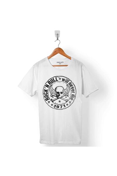 Kendim Seçtim Tricou pentru bărbați Rock N Rock'n And Roll WIL Never Die 1971