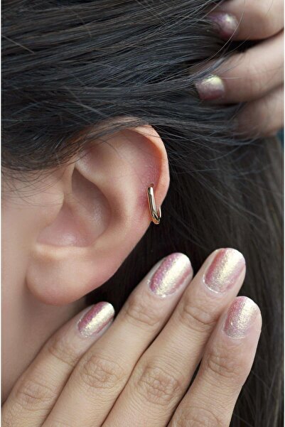 Sacce Scarves&Accessories Oval Kıkırdak Helix Küpesi