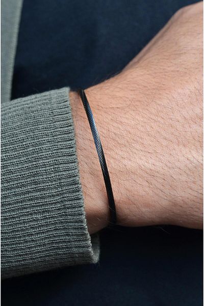 Sacce Scarves&Accessories Men's Thin Steel Bracelet - Ring Model Unisex Product