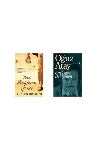 Everest Yayınları Bin Muhteşem Güneş - Khaled Hosseini Korkuyu Beklerken - Oğ...