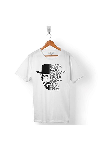Kendim Seçtim Breaking Bad I Am Not In Danger Heisenberg Men's T-Shirt