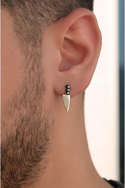 Sacce Scarves&Accessories Chef Knife Earring Steel