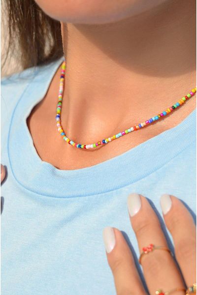 Sacce Scarves&Accessories Multicolored Choker Necklace