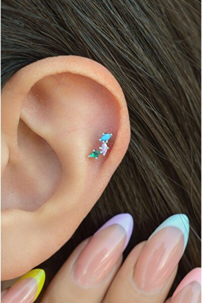 Sacce Scarves&Accessories Silver Arkası Düz Çelik Silver Arkası Düz Çelik Çok...