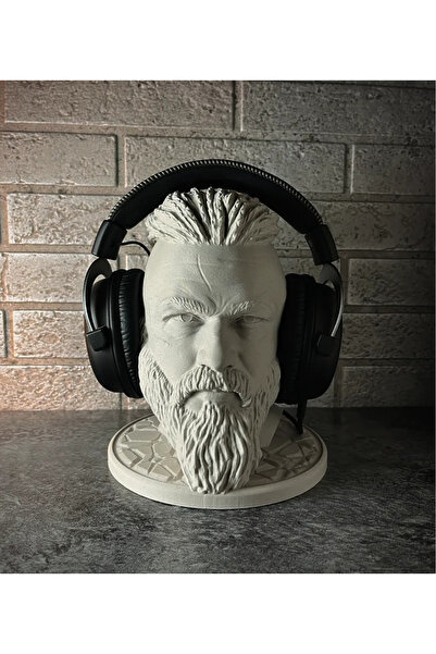 MUAMMO Ragnar Lothbrok Bust Vikings Kulaklık Standı Kulaklık Tutacağı 20 cm F...