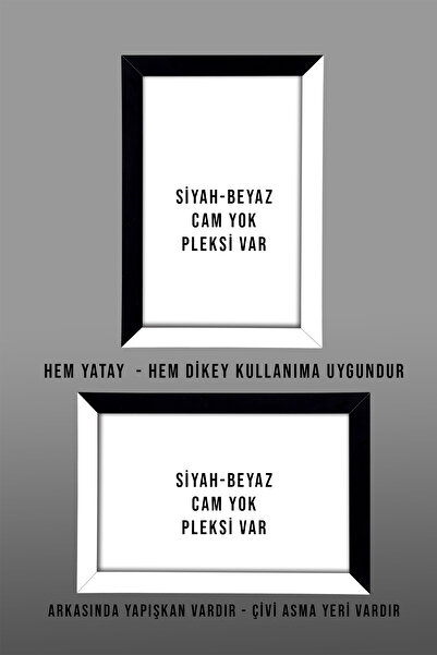 yeditepe hayat 20 Pieces 15x21 Photo Frame - 20 Pieces A5 MDF Frame