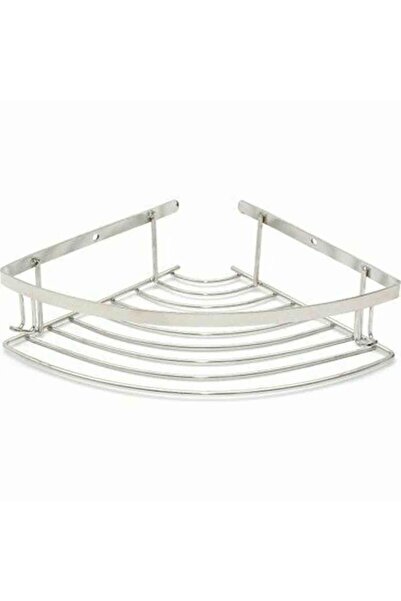 abnturk Krom Üçgen Köşelik, Şampuanlık, Sabunluk, Banyo Duş Rafı Banyo Köşe Rafı