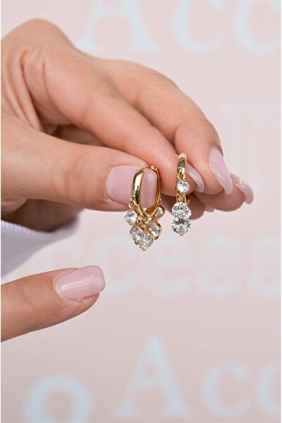 Sacce Scarves&Accessories Gold Renk Şakira Küpe