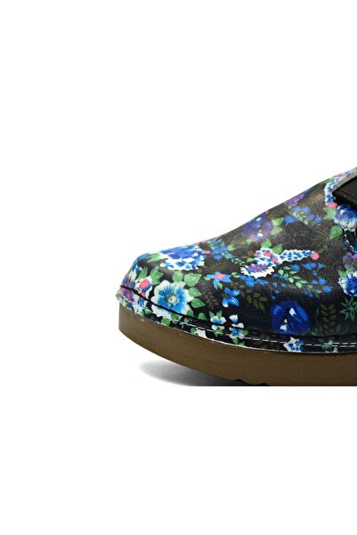 Tigerline Γυναικεία σανδάλια Παντόφλες Sabo με μοτίβο με λουλούδια