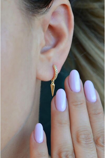 Sacce Scarves&Accessories Zımba Charmlı Taşlı Halka Helix Piercing Kıkırdak L...