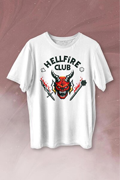 Kendim Seçtim Stranger Things Hellfire Club majica sa printom unisex majica