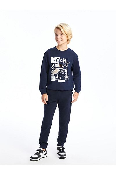LC Waikiki Lcw Kids Elastic Waist Boys' Thick Jogger Sweatpants