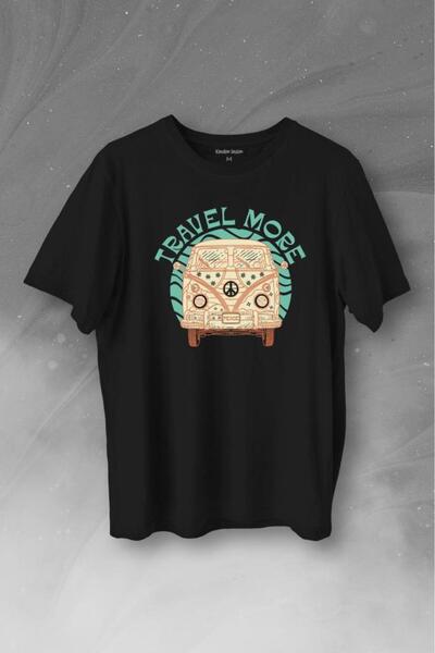 ZOKAWEAR Ταξίδι Περισσότερα Woswos Retro Hippie 60s 70s T-shirt με στάμπα Uni...