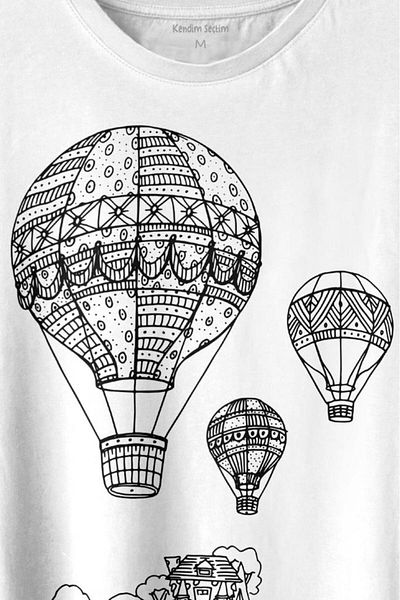 Kendim Seçtim Μπλουζάκι με στάμπα Cappadocia Nevşehir Fairy Packs Cappadocia Unisex T-shirt