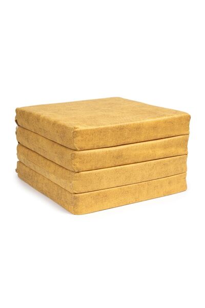 mc.pierobaby Mc.Pi̇Erobaby 40 X 40 X 5 Cm Chair Cushion Plastic Chair and Sofa Cushion 4 Pieces