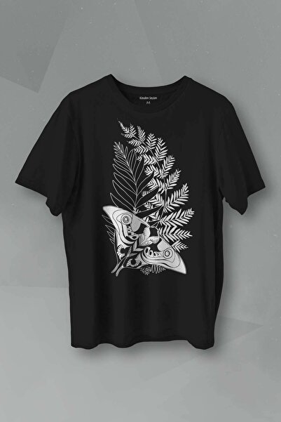 Kendim Seçtim Tricou negru unisex Firefly Last Of Us Butterfly Desen minimal ...