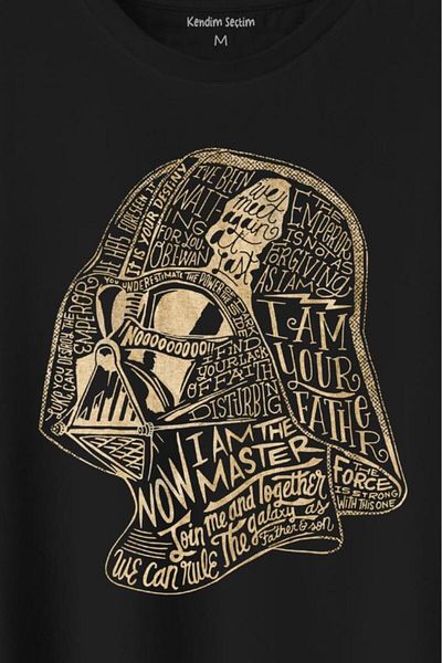 Kendim Seçtim Tricou cu imprimeu Star Wars Darth Vader Anakin Skywalker Tricou unisex