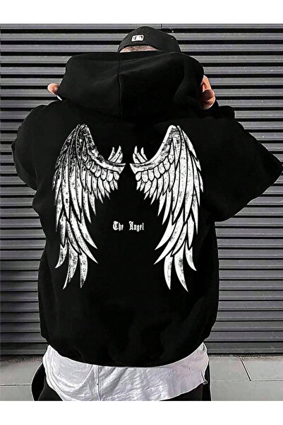 Marco Fresco Φούτερ με στάμπα Unisex Angel Wing