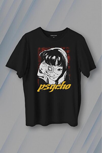 Kendim Seçtim Tricou unisex Psyco Manga Gothic cu imprimeu întunecat