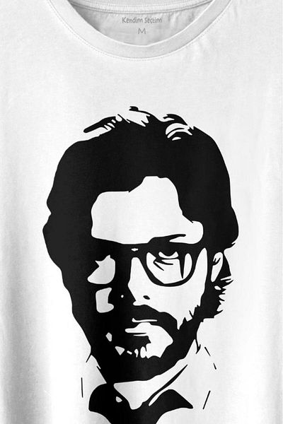 Kendim Seçtim El Proffessor La Casa De Papel Professor Printed T-Shirt Unisex T-shirt