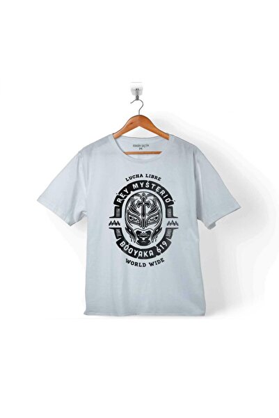 Kendim Seçtim تي شيرت ري ميستيريو دبليو دبليو إي للمصارعة الأمريكية بوياكا 61...