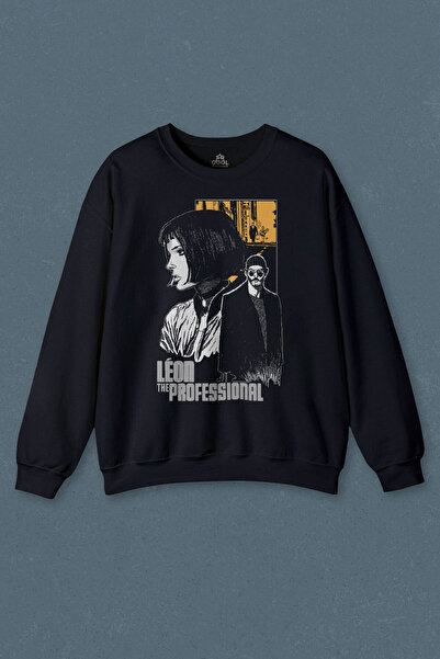 so cool Hanorac bleumarin Mathilda Leon Transpirația unisex imprimată Puterea...