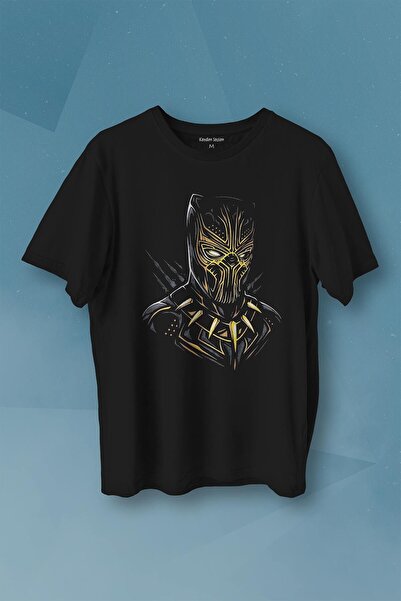 Kendim Seçtim Zlatni Jaguar Crni Panter Film Štampano Majica Unisex T-shirt