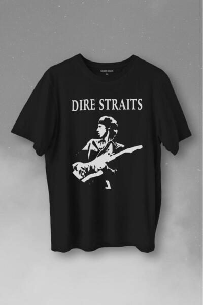 Kendim Seçtim Tricou cu imprimeu cu chitara Dire Straits David Mark Knopfler ...