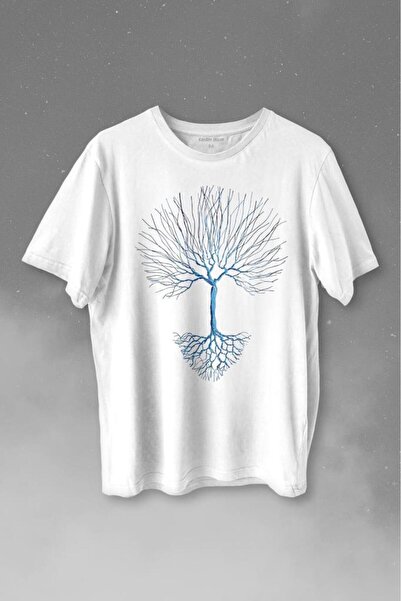 Kendim Seçtim Priroda Drvo života Suvo koren drveća Štampano Majica unisex T-...