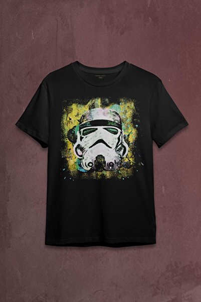 Kendim Seçtim Star Wars maska žuta Štampano majica unisex T-shirt